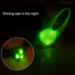 Ciondolo LED in silicone per collare animali domestici