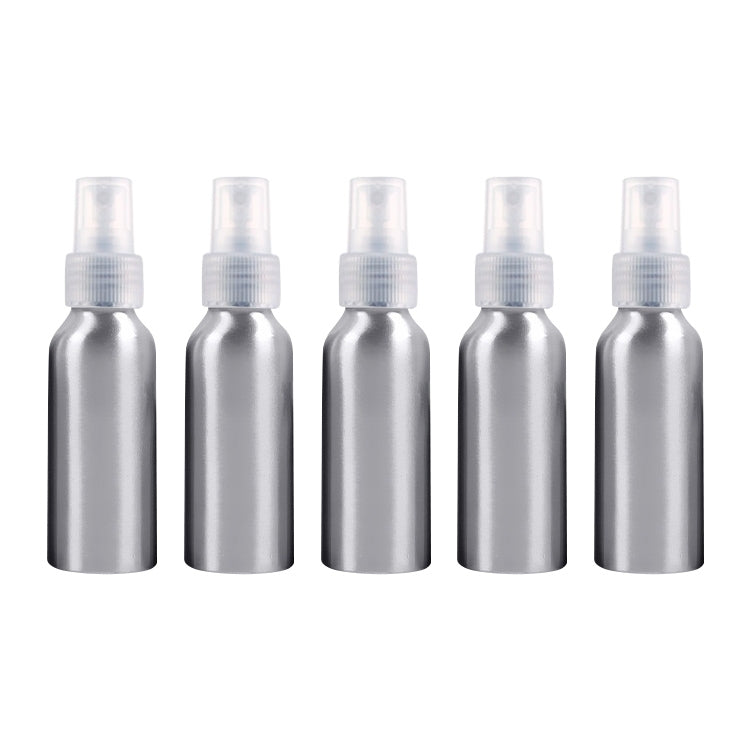 Bottiglia in alluminio con atomizzatore vetro 100 ml