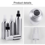 Bottiglia in alluminio con atomizzatore vetro 100 ml