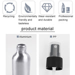 Bottiglia in alluminio con atomizzatore vetro 100 ml