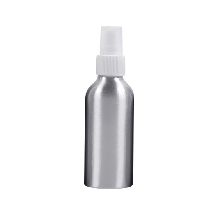 Bottiglia in alluminio con atomizzatore vetro 100 ml