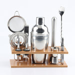 Set strumenti shaker cocktail 11 in 1 in acciaio inox 350 ml