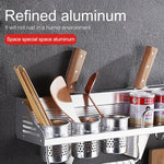 Rack porta condimenti da cucina 50 cm senza punzonatura