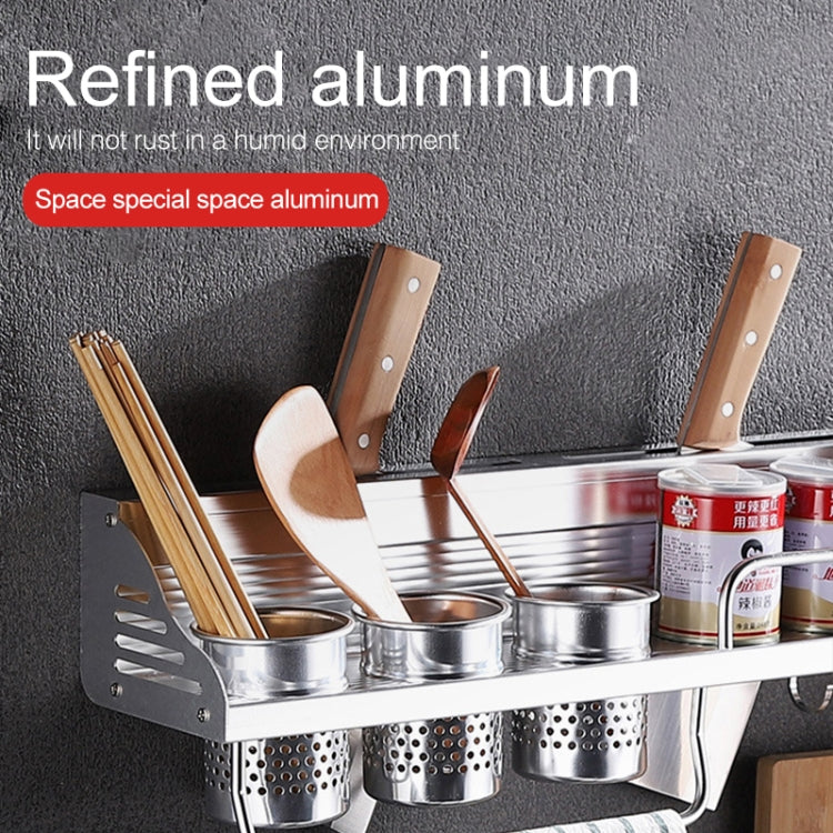 Rack porta condimenti da cucina 50 cm senza punzonatura
