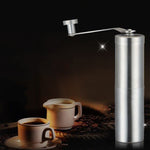 Macinacaffè manuale portatile in acciaio inox 20cm