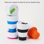 Tazza da viaggio pieghevole in silicone 350 ml