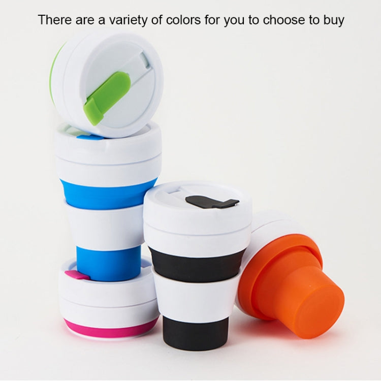 Tazza da viaggio pieghevole in silicone 350 ml
