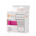 Tazza da viaggio pieghevole in silicone 350 ml