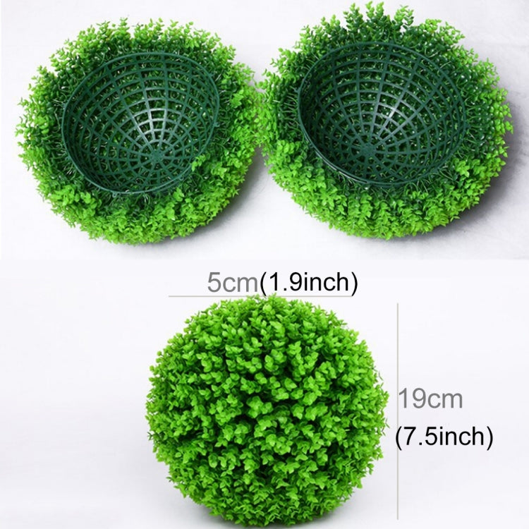 Palla decorativa artificiale eucalipto verde 20 cm