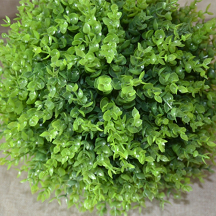 Palla decorativa artificiale eucalipto verde 20 cm