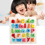 Blocchi di costruzione in legno per bambini 32x32x3 cm