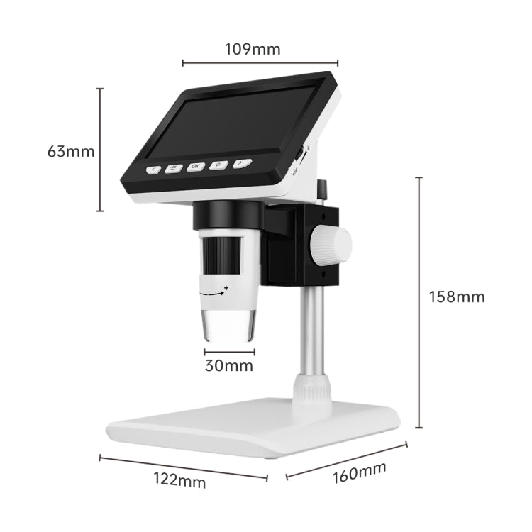 Microscopio digitale portatile 50X-1000X con luce LED