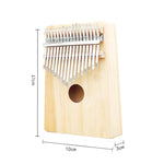 Kalimba a 17 toni in legno di acacia con chiavi in acciaio - immagine 2