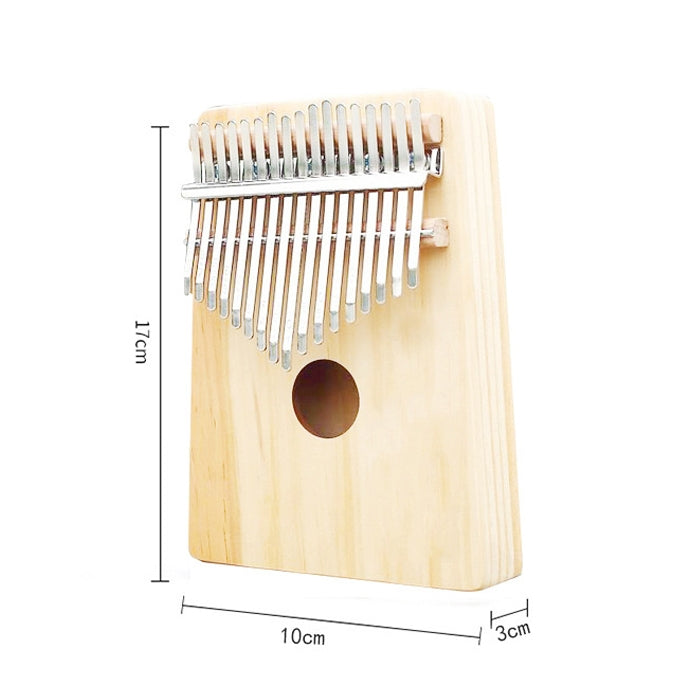 Kalimba a 17 toni in legno di acacia con chiavi in acciaio - immagine 2
