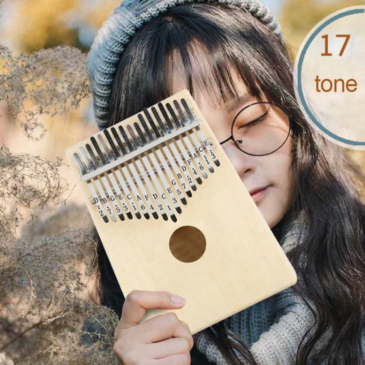Kalimba a 17 toni in legno di acacia con chiavi in acciaio - immagine 9