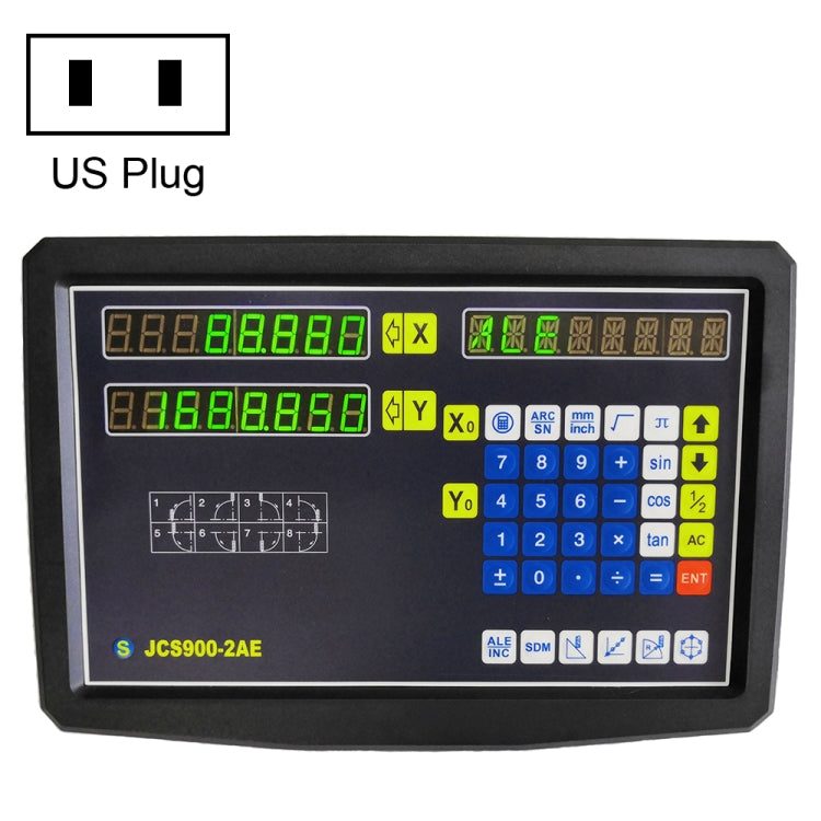 Tornio digitale a due assi JCS900-2AE con display