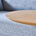 Tavolino rotondo multifunzionale in legno nordico 50cm