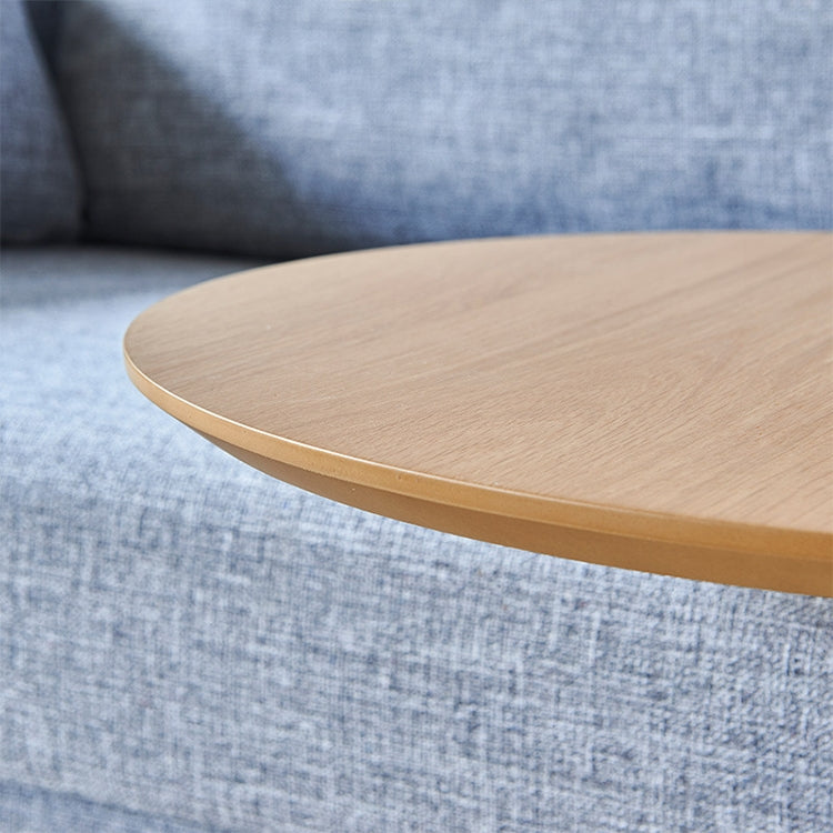 Tavolino rotondo multifunzionale in legno nordico 50cm