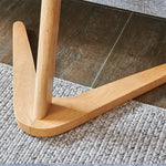 Tavolino rotondo multifunzionale in legno nordico 50cm