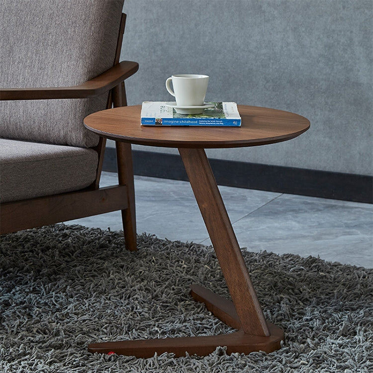 Tavolino rotondo multifunzionale in legno nordico 50cm