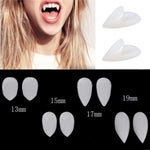 Dentiere zanne da vampiro 13 mm per Halloween