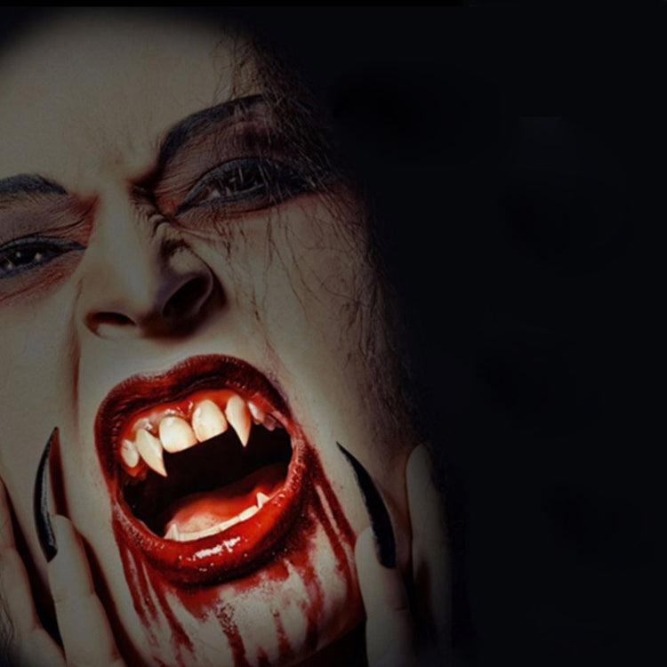 Dentiere zanne da vampiro 13 mm per Halloween