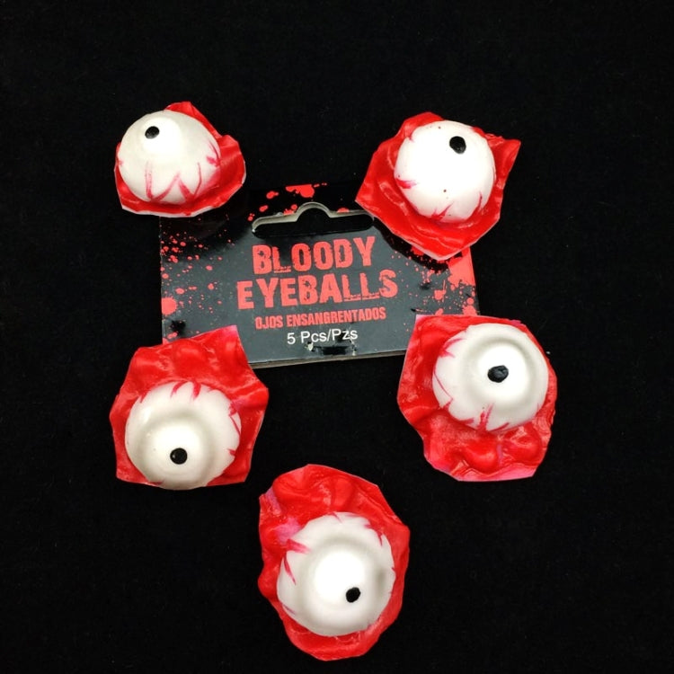 Palline oculari insanguinate 5 in 1 per decorazioni Halloween