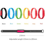 Braccialetti repellenti antizanzare in silicone 20 pezzi