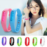 Braccialetti repellenti antizanzare in silicone 20 pezzi