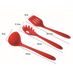 Set utensili da cucina in silicone 10 pezzi colorati