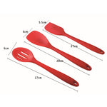 Set utensili da cucina in silicone 10 pezzi colorati