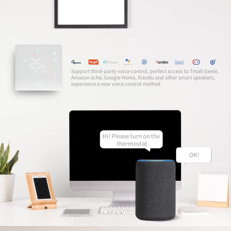 Termostato WiFi per riscaldamento domestico con sensore interno