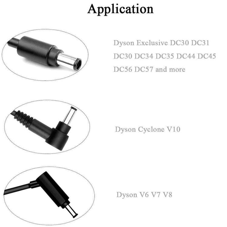 Adattatore caricabatterie per aspirapolvere Dyson V6 V7 V8 DC58