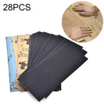 Set 28 pezzi carta vetrata grana 120-3000 per levigatura