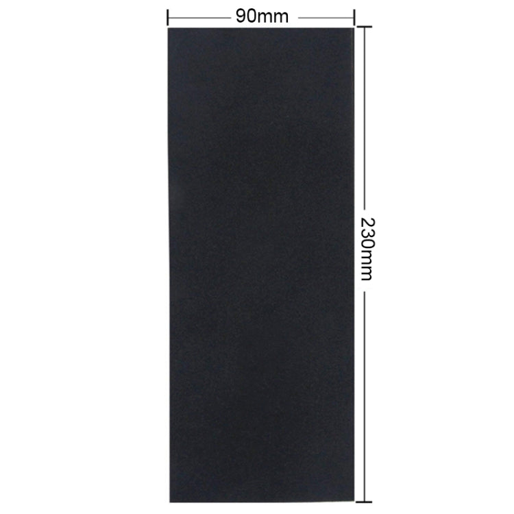 100 pezzi di carta vetrata per lucidatura a secco e a umido, grana 2000, dimensioni: 23 x 9 cm, Grit 2000