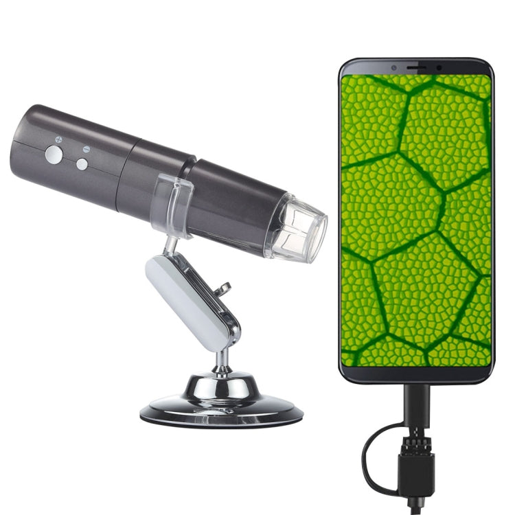 Microscopio digitale WiFi HD 50X-1000X 1920x1080 con 8 LED