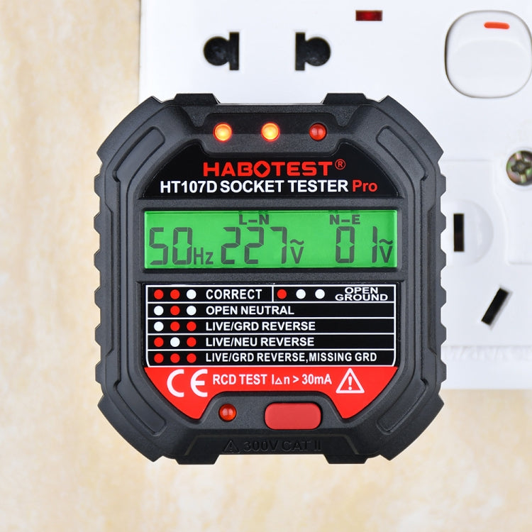 Tester presa digitale multifunzionale HABOTEST HT107D