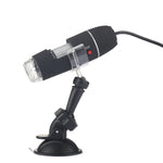 Microscopio digitale USB 1600X con 8 LED e sensore HD 0,3 MP