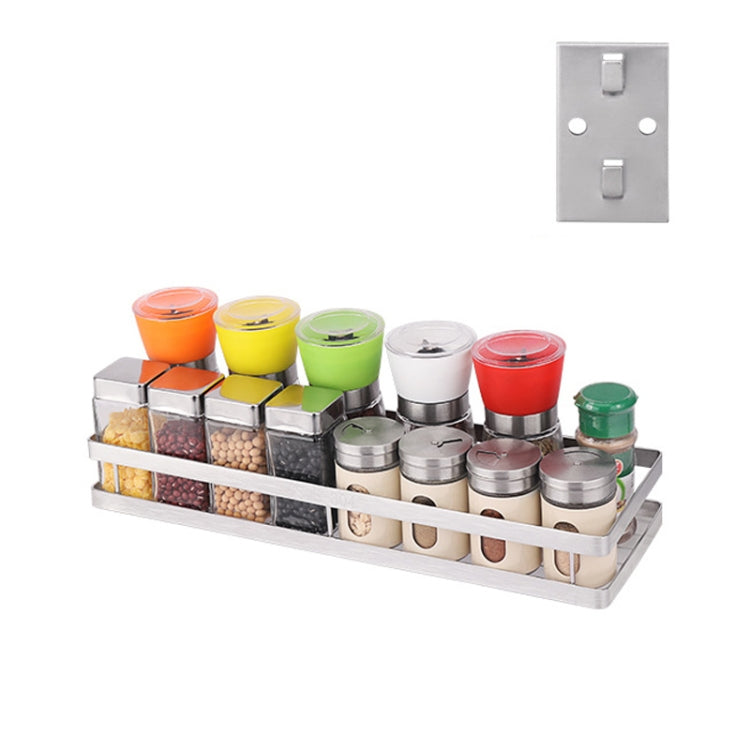 Supporto da parete per condimenti in acciaio inox 304