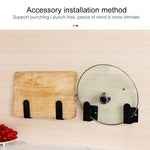 Porta ceppo da appendere in acciaio inox per cucina