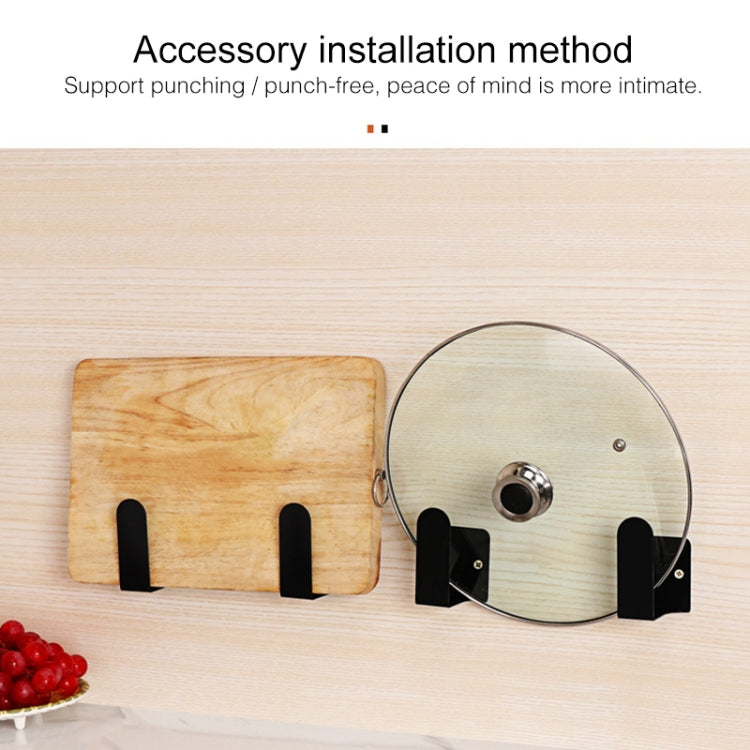 Porta ceppo da appendere in acciaio inox per cucina