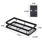 Scaffale condimenti da cucina 25 cm senza punzonatura