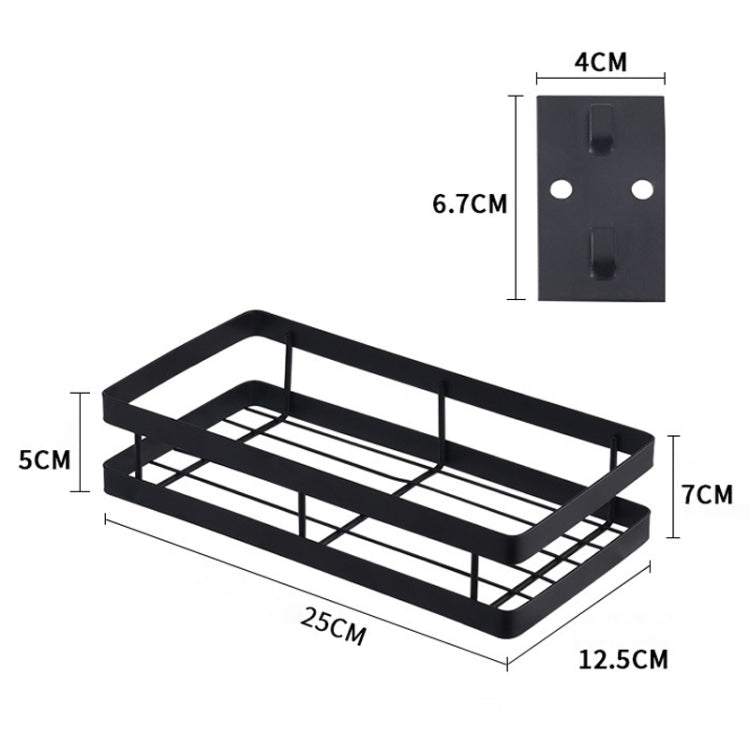 Scaffale condimenti da cucina 25 cm senza punzonatura