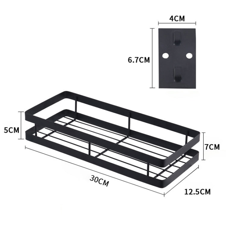 Scaffale condimenti da parete 30 cm senza perforazione
