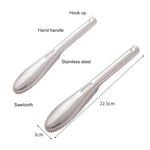 Coltello raschietto per squame di pesce in acciaio inox