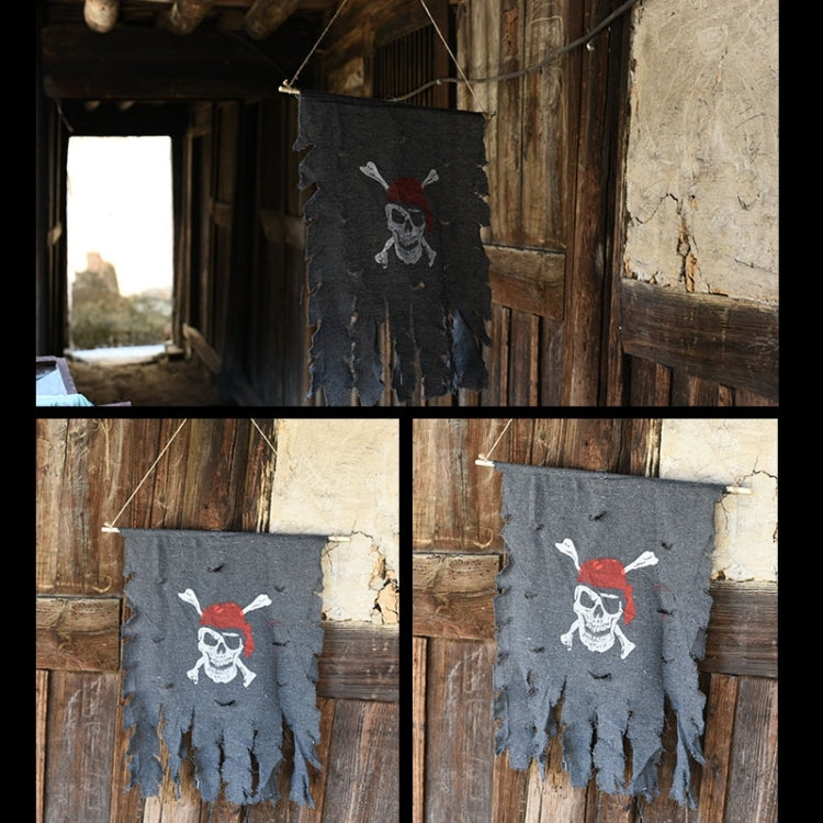 Decorazione Halloween Jolly Roger Skull 47x51 cm