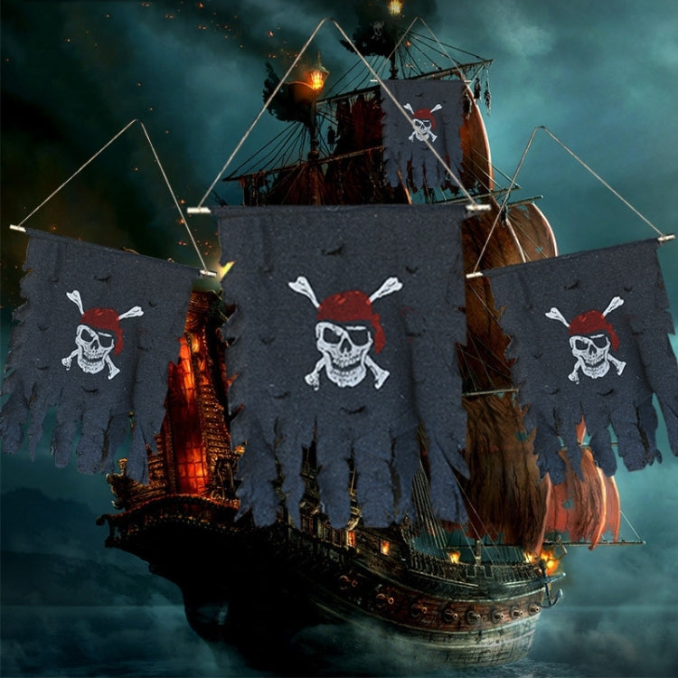 Decorazione Halloween Jolly Roger Skull 47x51 cm