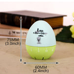 Timer da cucina meccanico a forma di uovo 8cm