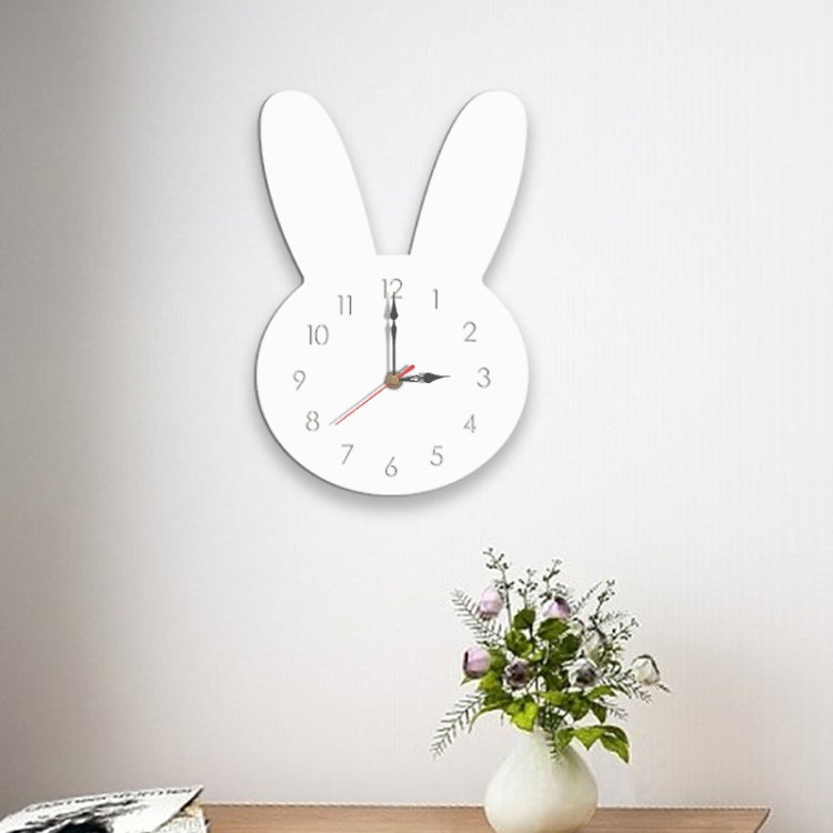 Orologio da parete decorativo con motivo coniglio 30x19 cm