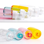 Set 5 bottiglie da viaggio in plastica 30 ml a prova perdite